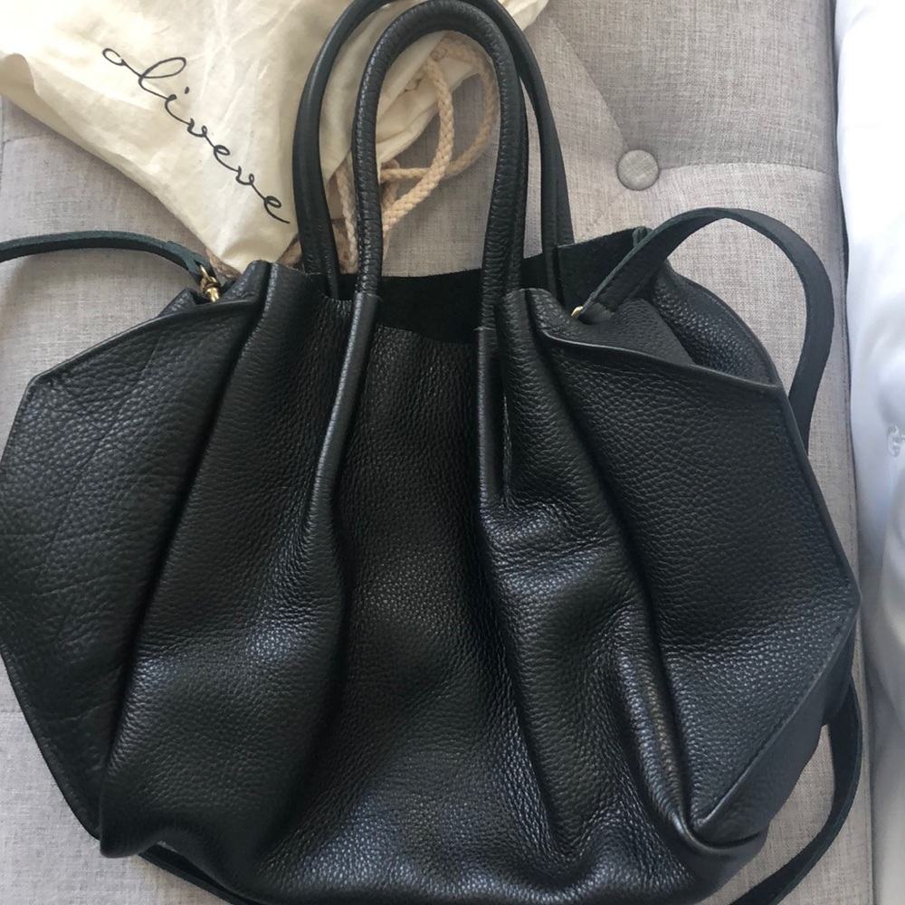 Oliveve ZOE black leather bag!